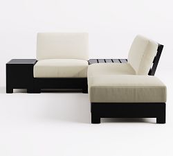 Malibu Metal Platform 5-Piece Outdoor Sectional Set (132")
