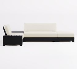 Malibu Metal Platform 5-Piece Outdoor Sectional Set (132")