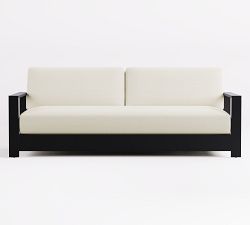 Malibu Metal Platform Outdoor Sofa (91")