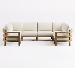 Woodside 8-Piece U-Shaped Outdoor Sectional (116")