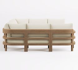 Woodside 8-Piece U-Shaped Outdoor Sectional (116")