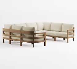 Woodside 8-Piece U-Shaped Outdoor Sectional (116")