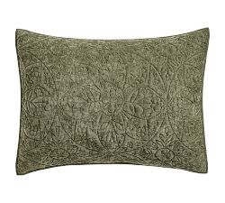 Heritage Medallion Velvet Quilted Sham