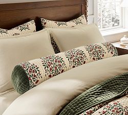 Corinna Quilted Bolster Pillow