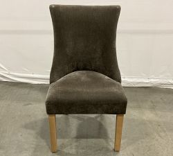 Open Box: Hayes Non-Tufted Upholstered Dining Chair - Rustic Chenille Brown, Seadrift