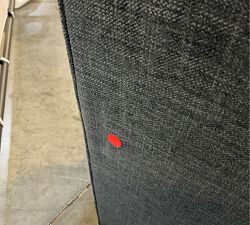 Open Box: Pearce Square Arm Left Sofa - Performance Heathered Tweed Indigo