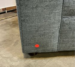 Open Box: Pearce Square Arm Left Sofa - Performance Heathered Tweed Indigo