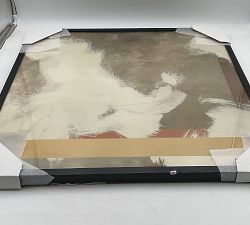 Open Box: Sonoma Sands Framed Print, Print 1 (29" Sq) - Multi, Natural Line, Matte Black