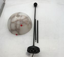Open Box: Windham Dome Pendant (12") - Bronze, Alabaster