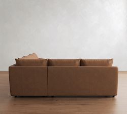 Charlotte Leather 3-Piece L-Shaped Sectional (100")