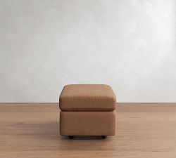 Charlotte Leather Modular Sectional Ottoman (35")