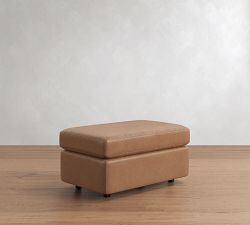 Charlotte Leather Modular Sectional Ottoman (35")