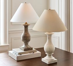 Vivian Marble Table Lamp (27")