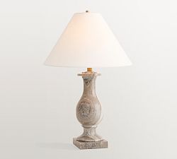 Vivian Marble Table Lamp (27")