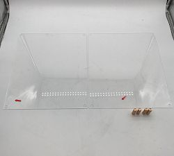 Open Box: Acrylic Floating Double Panel Wall Frame (11" x 14") - Brass