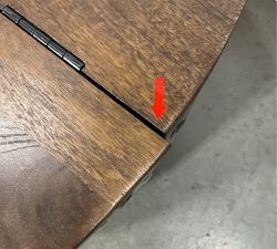 Open Box: Beirut Round Storage Coffee Table (40") - Bark Brown
