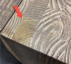 Open Box: Rockport Round Coffee Table, Small (34") - Sierra