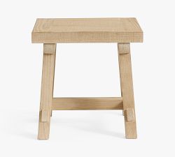 Farmhouse Trestle Rectangular Side Table (18")