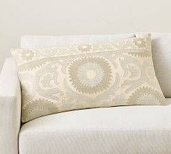 Alanya Suzani Lumbar Pillow Cover