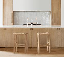 Fenton Woven Backless Counter Stool
