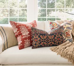 Arcadia Embroidered Pillow Cover