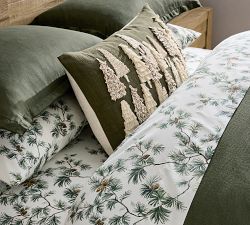 Pine Tree Printed Pillowcases - Set of 2