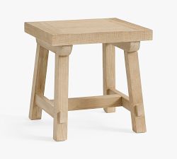 Farmhouse Trestle Rectangular Side Table (18")