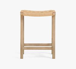 Fenton Woven Backless Counter Stool