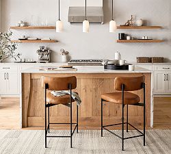 Maison Leather Bar &amp; Counter Stools