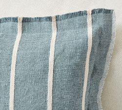 Striped Flange Pillow Cover