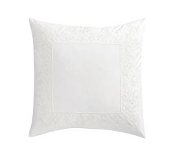 Floral Embroidered Percale Sham