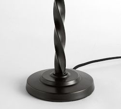 Harper Twisted Metal Table Lamp (24")