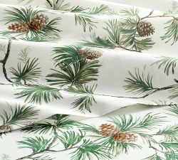 Pine Tree Printed Pillowcases - Set of 2