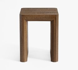 Reclaimed Waterfall Square Side Table (16")