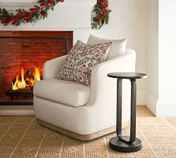 Ace Round Metal Accent Table (12")
