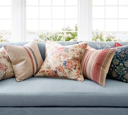 Patriotic Striped Pillow Cover