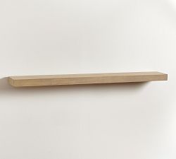 Open Box: Brighton Floating Wood Shelf (8"D x 60"W) - Gray Wash