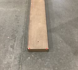 Open Box: Brighton Floating Wood Shelf (60"W) - Gray Wash
