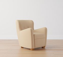 Open Box: Hart Armchair - Performance Everydayvelvet Camel, Walnut Feet