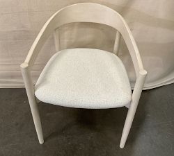 Open Box: Laguna Dining Chair - Performance Boucle Oatmeal, Sand Dune