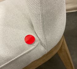 Open Box: Newport Woven Dining Chair - Boucle Oatmeal, Seadrift