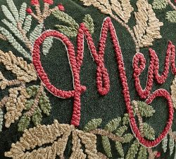 Merry Garland Lumbar Pillow Cover