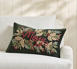 Merry Garland Lumbar Pillow Cover