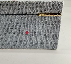 Open Box: Hampton Jewelry Box, Large (13"W) - Bright Chambray
