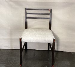Open Box: Quincy Basketweave Dining Chair - Essence Natural, Black