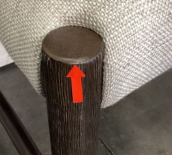 Open Box: Quincy Basketweave Dining Chair - Essence Natural, Black
