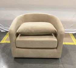 Open Box: Remmy Swivel Chair (39") - Performance Everydayvelvet Camel
