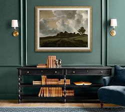 European Hills Framed Print