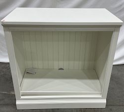 Open Box: Aubrey 2-Shelf Bookshelf Base (36"W x 36"H) - Dutch White