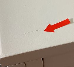 Open Box: Aubrey Cabinet Door Base, Left (18"W x 36"H) - Dutch White